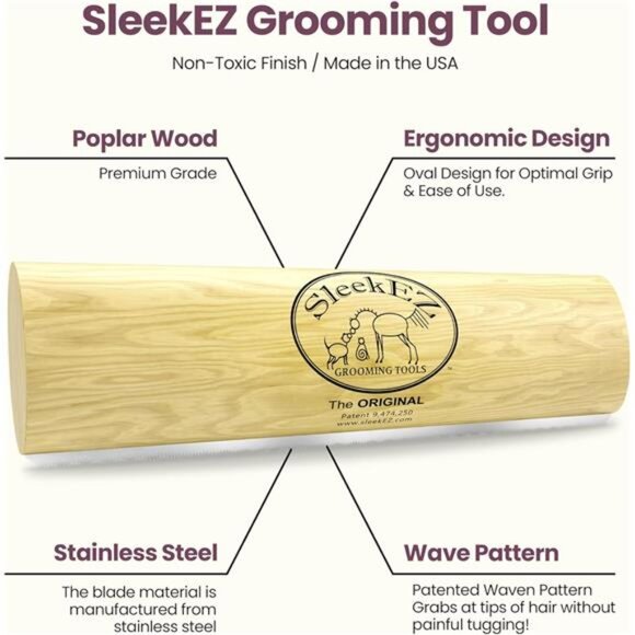 Horse Brush, Horse Tack, Horse Brushes for Grooming,Carpet Rake, Deshedding Tool - Picture 3 of 6